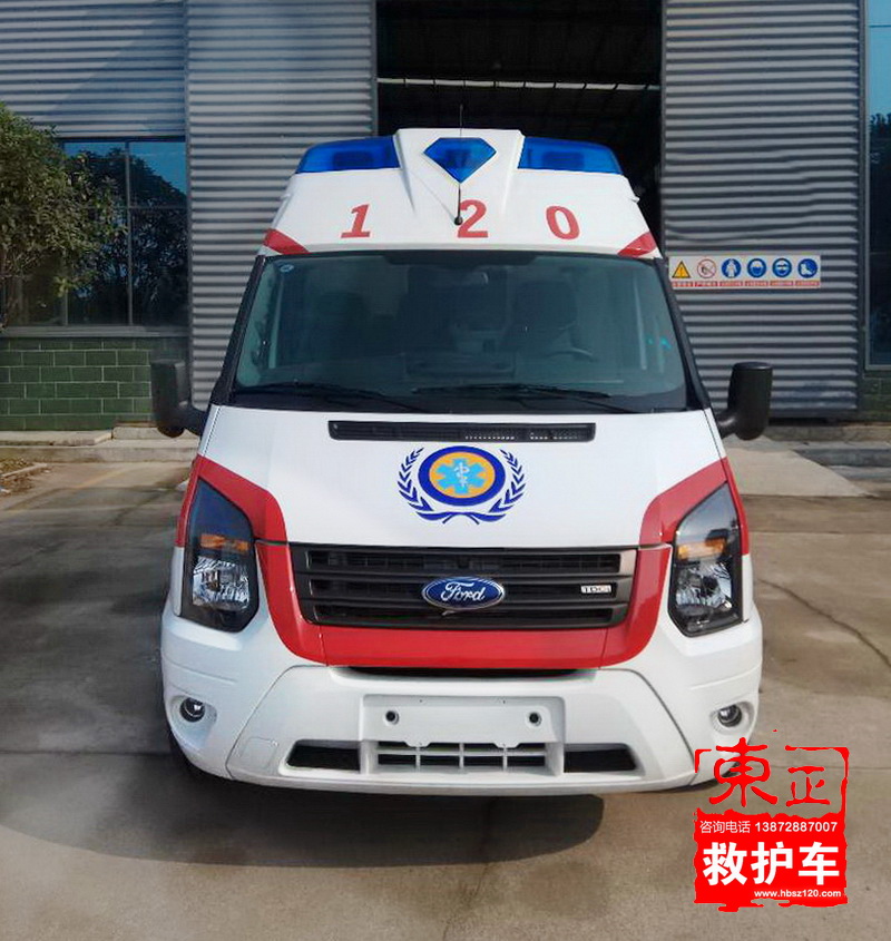 江鈴福特新世代長(zhǎng)軸救護(hù)車(chē)V348（超人頂）圖片5