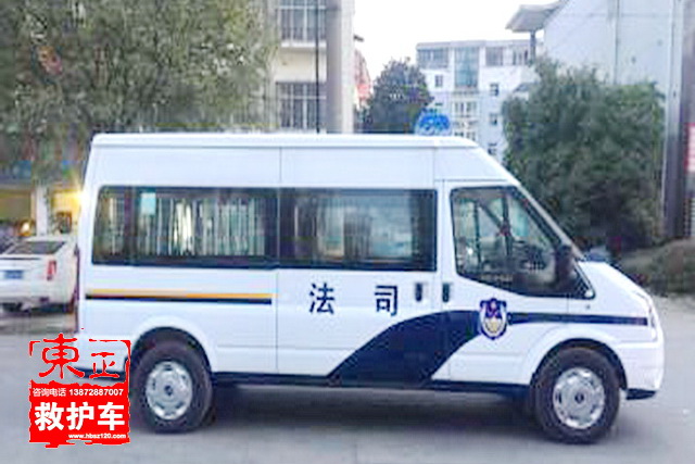 福特新世代V348長(zhǎng)軸中頂柴油囚車(chē)