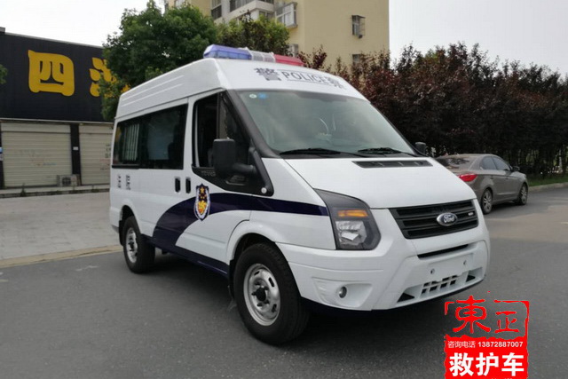 福特新世代V348短軸中頂柴油囚車(chē)